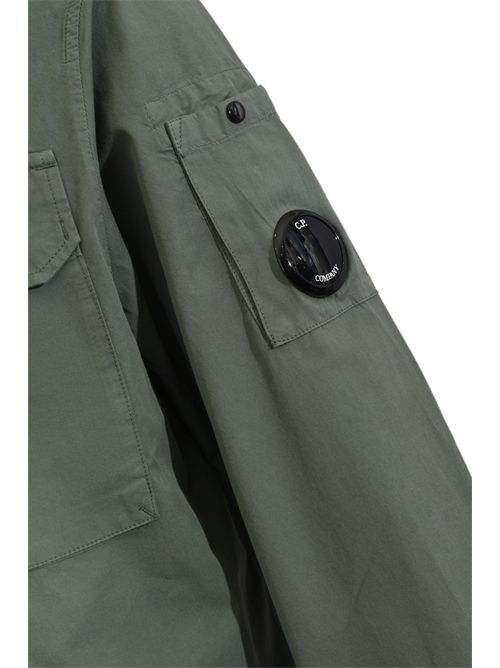 Overshirt in cotone Green C.P. COMPANY | 20CMOS156 A110143G668
